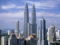 452m, Petronas Towers w Kuala Lumpur